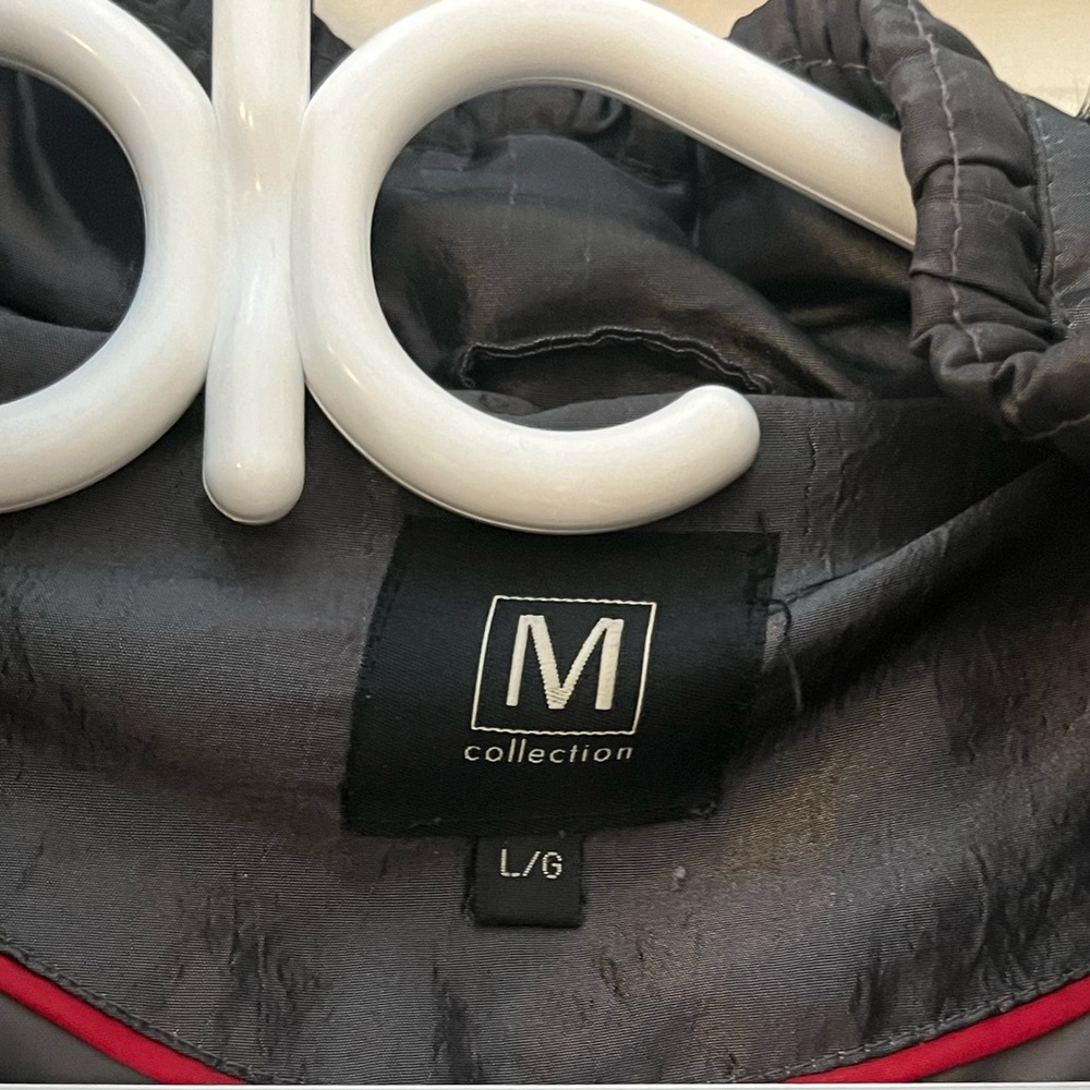 M Collection Dark Puffer Coat with Fur Trim - Picture 4 of 13